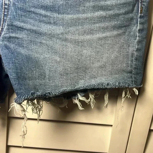 Madewell High Rise Denim Boyshorts Button Through Edition G1064 Size 26 - Picture 5 of 12